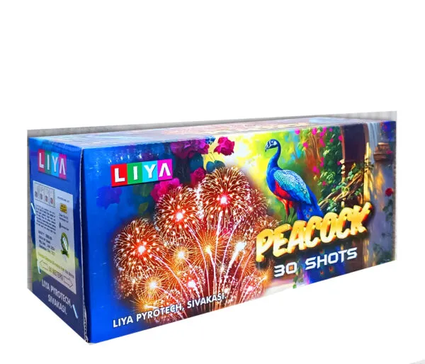 30 shots Multi Colour peacock dance