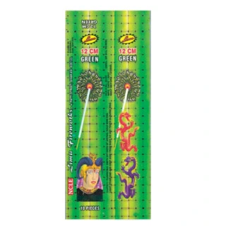 12 Cm Green Sparkler