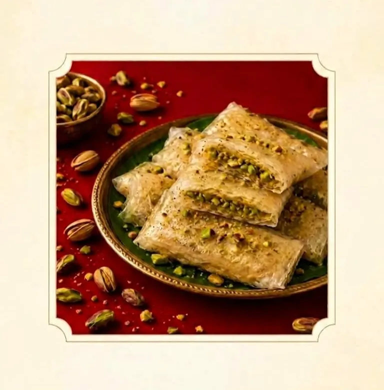 Pootharekulu - ( Added Pista) - 10 pcs