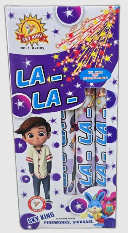 Skyking lala candles 4 varieties