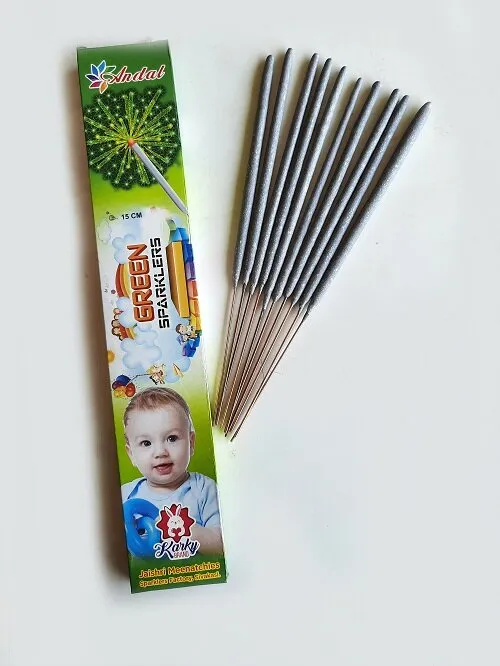 15 Cm Green - 1 Box