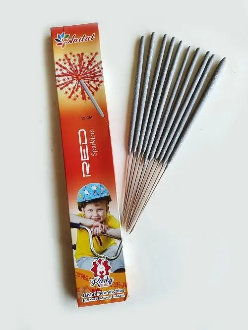 15 CM Red Sparkler